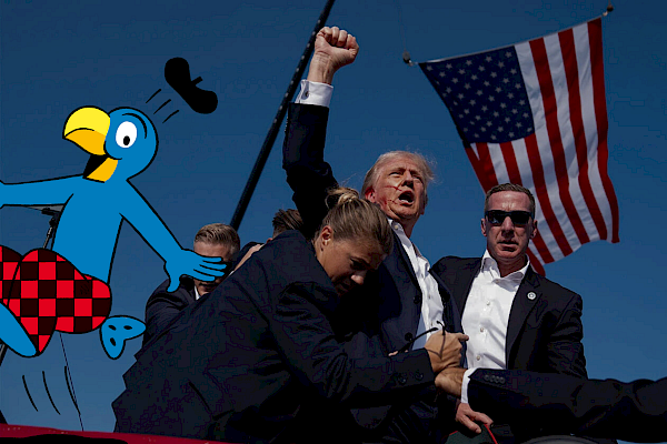 Jetzt ist Schluss: Globi verliert seine Sendung aufgrund von Kritik an Trump.